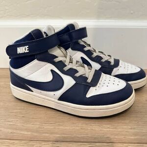 Nike Court Borough Navy Blue Kids Shoes 2.5